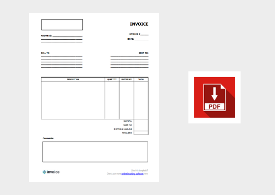 Free Invoice Template - PDF (.pdf)