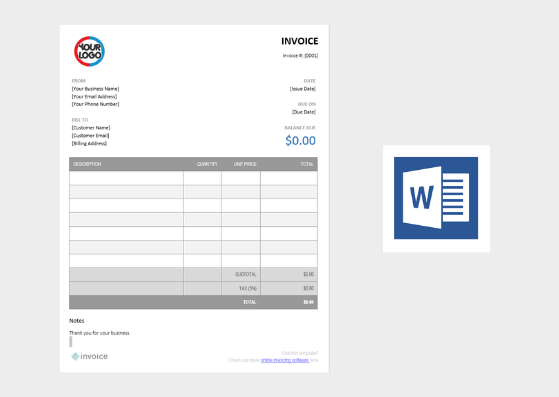 Download Free Nigerian Invoice Templates For Word Excel Canva