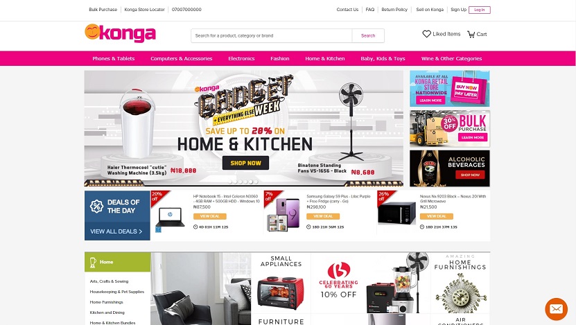 konga nigeria website