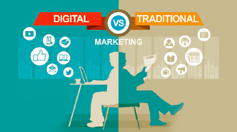 traditional vs digital marketing