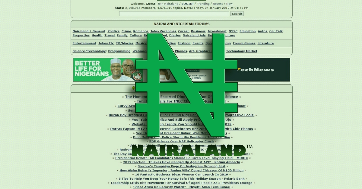 Nairaland Forum (www.nairaland.com)