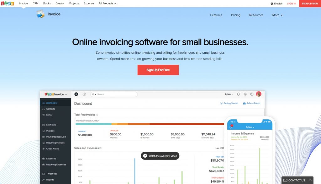 zoho invoice nigeria